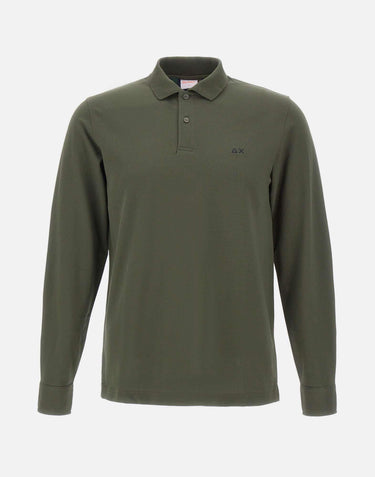Polo in piqué di cotone<BR/> A45108 74 SUN68 