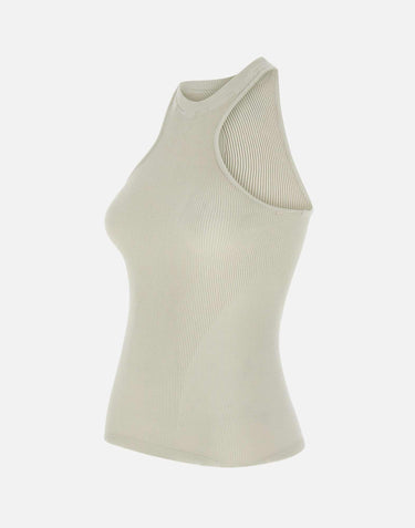 "Ribbed jersey tank top" PS25441200 000 ANDREADAMO 