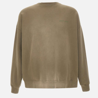 Felpa in cotone con ricamo logato GUP01938 P00238315878 GOLDEN GOOSE 