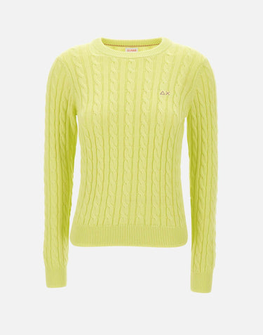 "Cable knit sweater" K35224 32 SUN68 