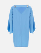 Abito in crepe chiffon CA4276TS058 X0547 LIU-JO 