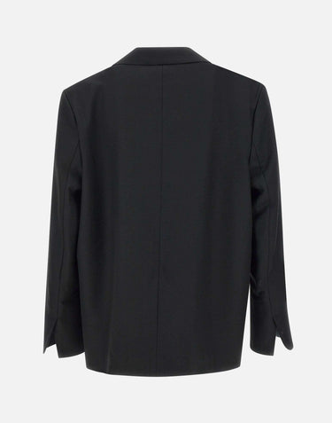 Blazer in  lana "Seydou "<BR/> MFW24SEYDOUBLA BLACK SEFR 