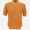 Polo in maglia a nido d'ape 57113 18028338 GRAN SASSO 