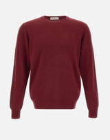 Maglia in lana e cashmere DC918022 BORDEAUX DELLA CIANA CASHMERE 