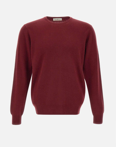 Maglia in lana e cashmere DC918022 BORDEAUX DELLA CIANA CASHMERE 
