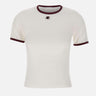 T-shirt "Signature Contrast" 125JTS017JS0203 WHTBURG COURREGES 