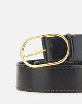 Cintura in pelle CNK00334 PNCHLUXNERO GIANNI CHIARINI 