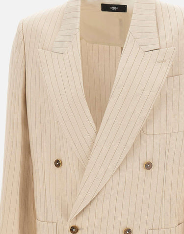 Blazer doppiopetto a righe AMTITT1027 271 AMIRI 