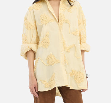 Camicia oversize con ricamo floreale 115558 1366 ROTATE BIRGER CHRISTENSEN 