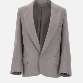"Sculptural Sleeve Jacket" 1425WJK006630B LTMELANGE VICTORIA BECKHAM 