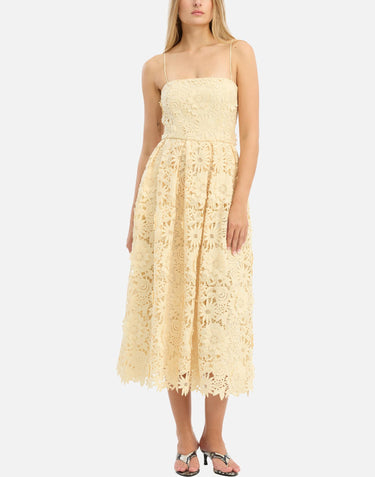 Abito midi svasato in pizzo 3D 115623 1366 ROTATE BIRGER CHRISTENSEN 