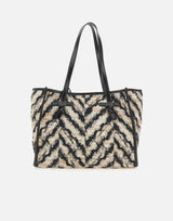 Borsa a spalla "Marcella" BS6849 ZEBRANEROBIANCO MARCELLA CLUB GIANNI CHIARINI 