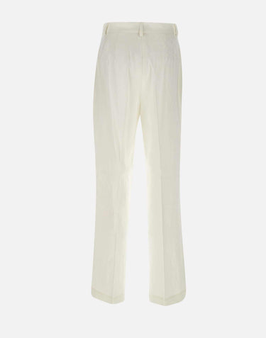 Pantaloni in lino e viscosa PADC02F411H549 21 FABIANA FILIPPI 
