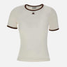 T-shirt "Signature Contrast" 125JTS017JS0203 PILLOWSMOKYBRWN COURREGES 