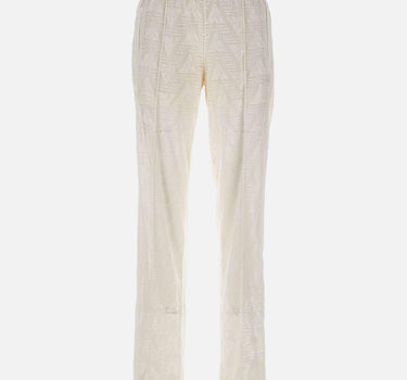 Pantaloni con pizzo firebird KE3455 WHITE ADIDAS 