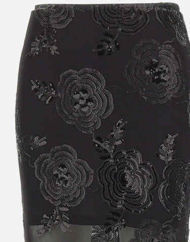 Gonna midi con paillettes 114924 100 ROTATE BIRGER CHRISTENSEN 