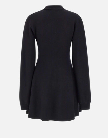 "Slinky Knit Polo Dress" 115488 100 ROTATE BIRGER CHRISTENSEN 