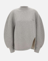Felpa con spacco 260WCF00024 JJF003AA183 THE ATTICO 
