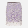 Gonna ricamata con strass BQ001 VIOLET JACQUES WEI 
