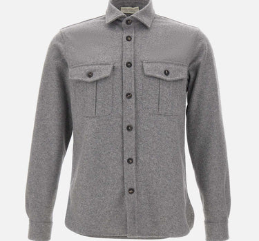 Camicia in lana e cashmere CAMLMIL WCFELT930 FILIPPO DE LAURENTIIS 
