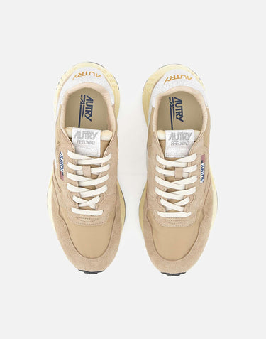 Sneakers "Reelwind Low" in nylon e suede con inserti in pelle craquelé WWLM NC08 AUTRY 