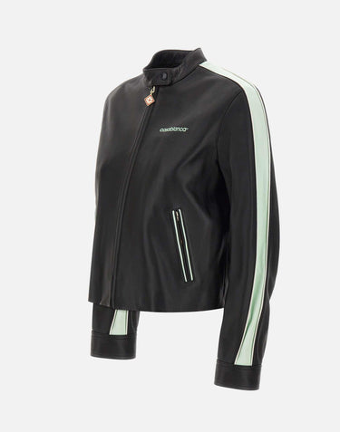 "Leather racer jkt" WPF25JK400 01 CASABLANCA 