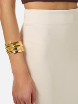 Bracciale rigido con dettagli logo BC02A61E2 U95 ELISABETTA FRANCHI 