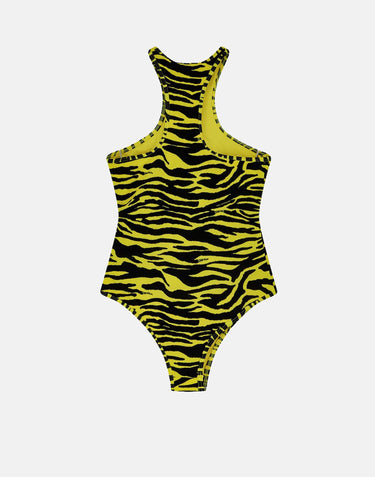 Costume intero zebrato 260WBA00005 PAA116PR166 THE ATTICO 