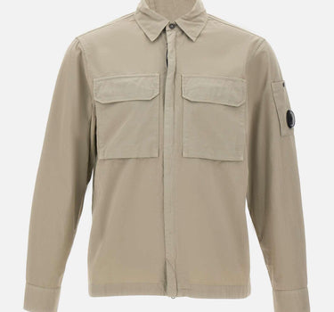 Camicia overshirt in gabardine 20CMOS156A 110143G904 C.P. COMPANY 