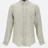 Camicia in lino a righe 710B15594 001 POLO RALPH LAUREN 