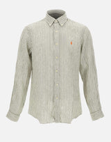 Camicia in lino a righe 710B15594 001 POLO RALPH LAUREN 