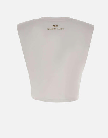 Top in jersey con nodo MA01161E2 270 ELISABETTA FRANCHI 