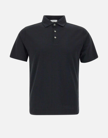 Polo in cotone Supima DK87102 NERO DIKTAT 