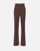 Pantaloni in tessuto tecnico bielastico con cintura PA17261E2 644 ELISABETTA FRANCHI 