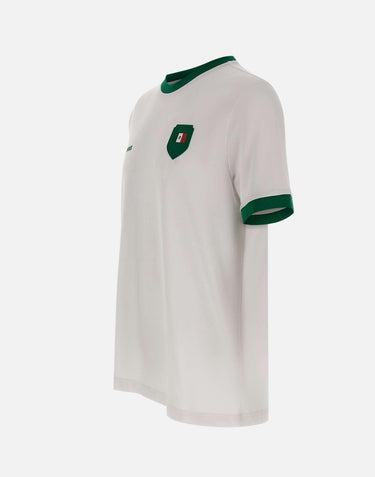 T-shirt in cotone elasticizzato con bandiera 50562134 120 BOSS 