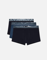 Set tre pack boxer in cotone stretch EM000259 AF18886MB396 EMPORIO ARMANI 