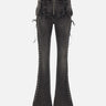 Jeans slim fit occhielli e lacci <BR/> 4J116A N0990 BLUMARINE 