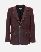 Blazer effetto denim SH2BN0019 M30039227 MM6 MAISON MARGIELA 