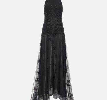 Abito lungo in tulle con ricami 4A430A F0990 BLUMARINE 