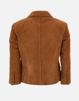 "Suede Fitted Jacket" 21796 515 THE GARMENT 