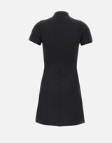 "Interlock tracksuit mini dress" 325JRO686JS0250 BLACK COURREGES 