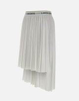 Gonna midi asimmetrica plissettata JF0641 001 LACOSTE 