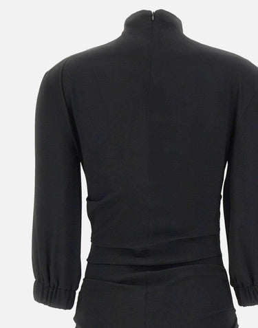 Blusa arricciata con fiocco 260WCI00030 AAS001AA100 THE ATTICO 