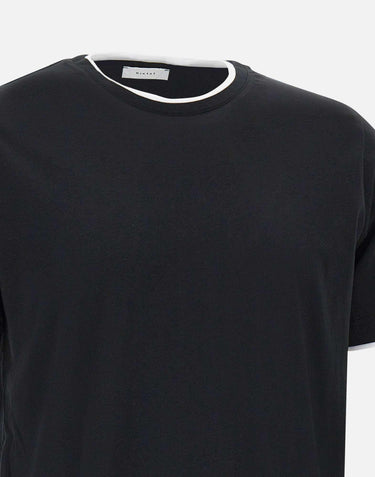 T-shirt in cotone supima DK87105 NERO DIKTAT 