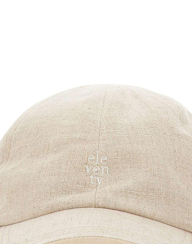 Cappello da baseball in misto lino M77CPLM24 TES0M2260202 ELEVENTY 