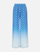 Pantaloni in seta con monogramma a rombi sfumato WSS26TR372 02 CASABLANCA 