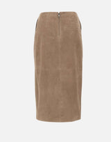 Gonna midi dritta in suede 115300 1683 ROTATE BIRGER CHRISTENSEN 