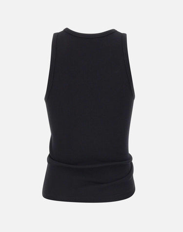 "Asymmetrical tank top" 24FJTE165C00530 P001 RABANNE 