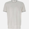 T-shirt in cotone e viscosa 100021 001 KANGRA 
