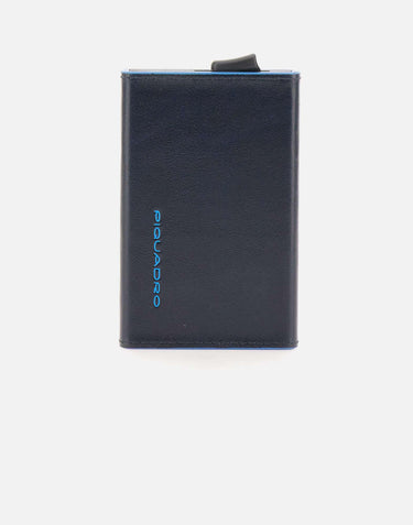 Portacarte di credito con sliding system PP6514B2BLR BLU2 PIQUADRO 